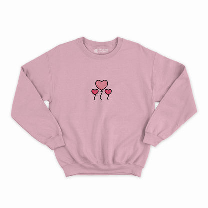 Heart Balloons Graphic Sweatshirt