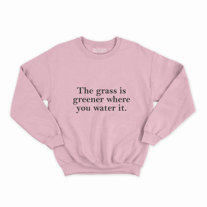 Grass Is Greener Graphic Sweatshirt