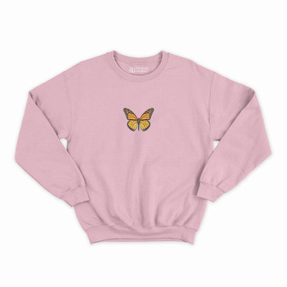 Golden Butterfly Graphic Sweatshirt
