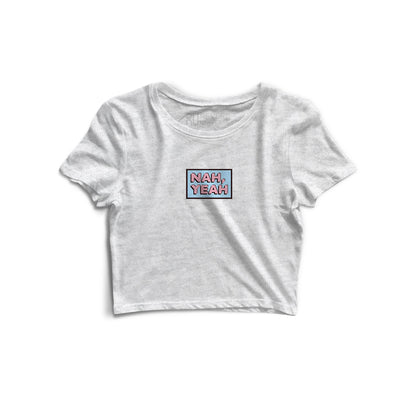 NAH YEAH Graphic Crop Top