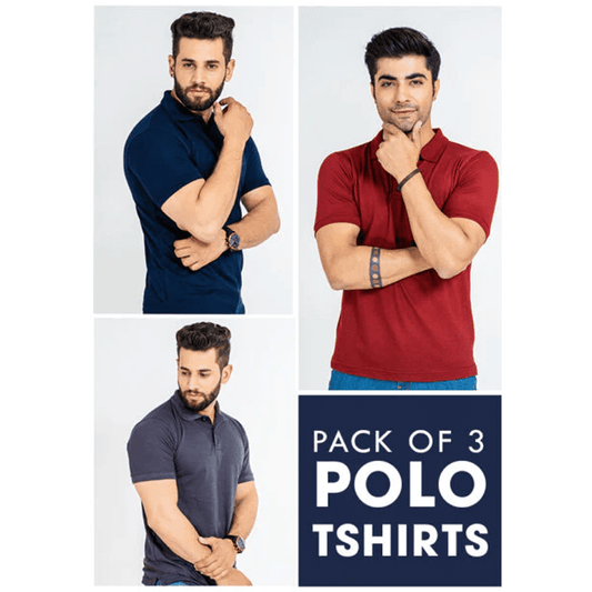 Pack of 3 Polo Tshirts