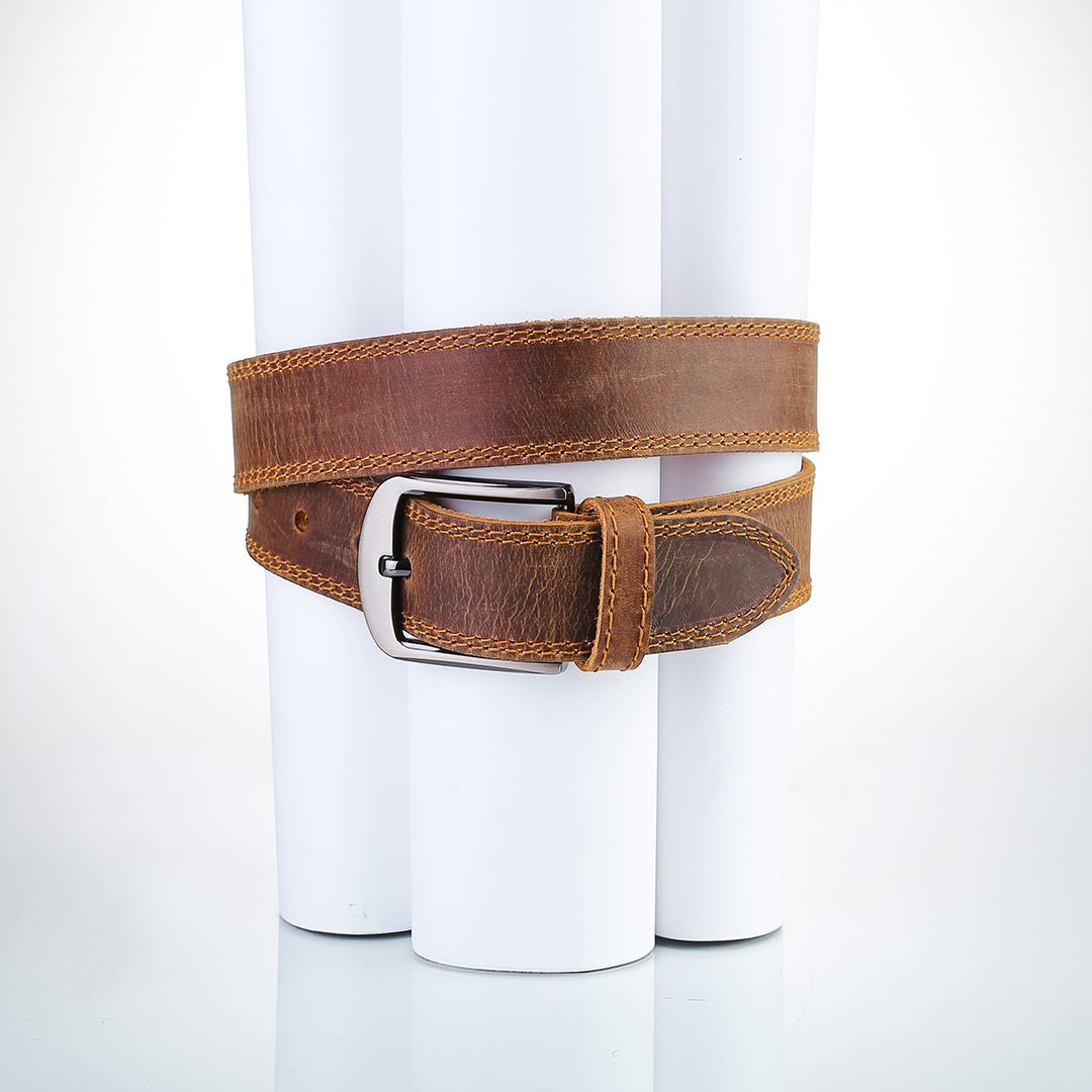 Chestnut Leather Belt