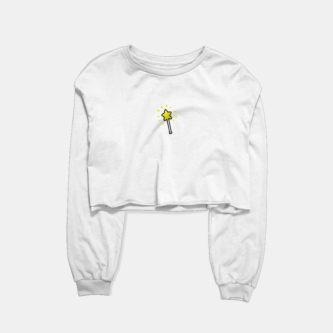 Rising Star Graphic Cropped Sweatshirt