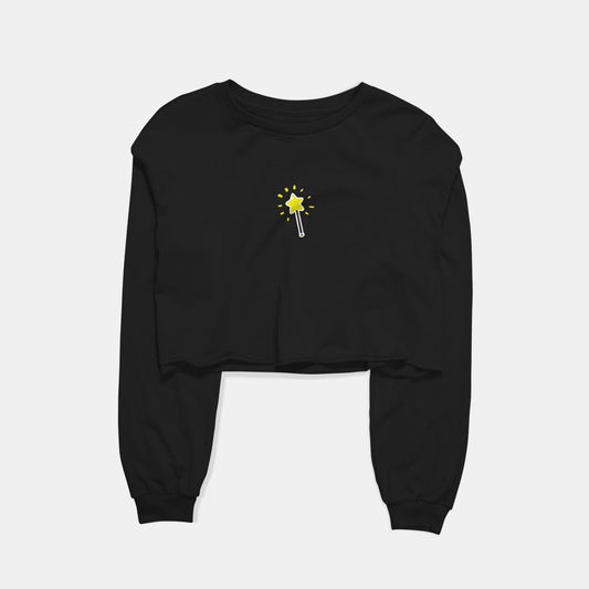 Rising Star Graphic Cropped Sweatshirt