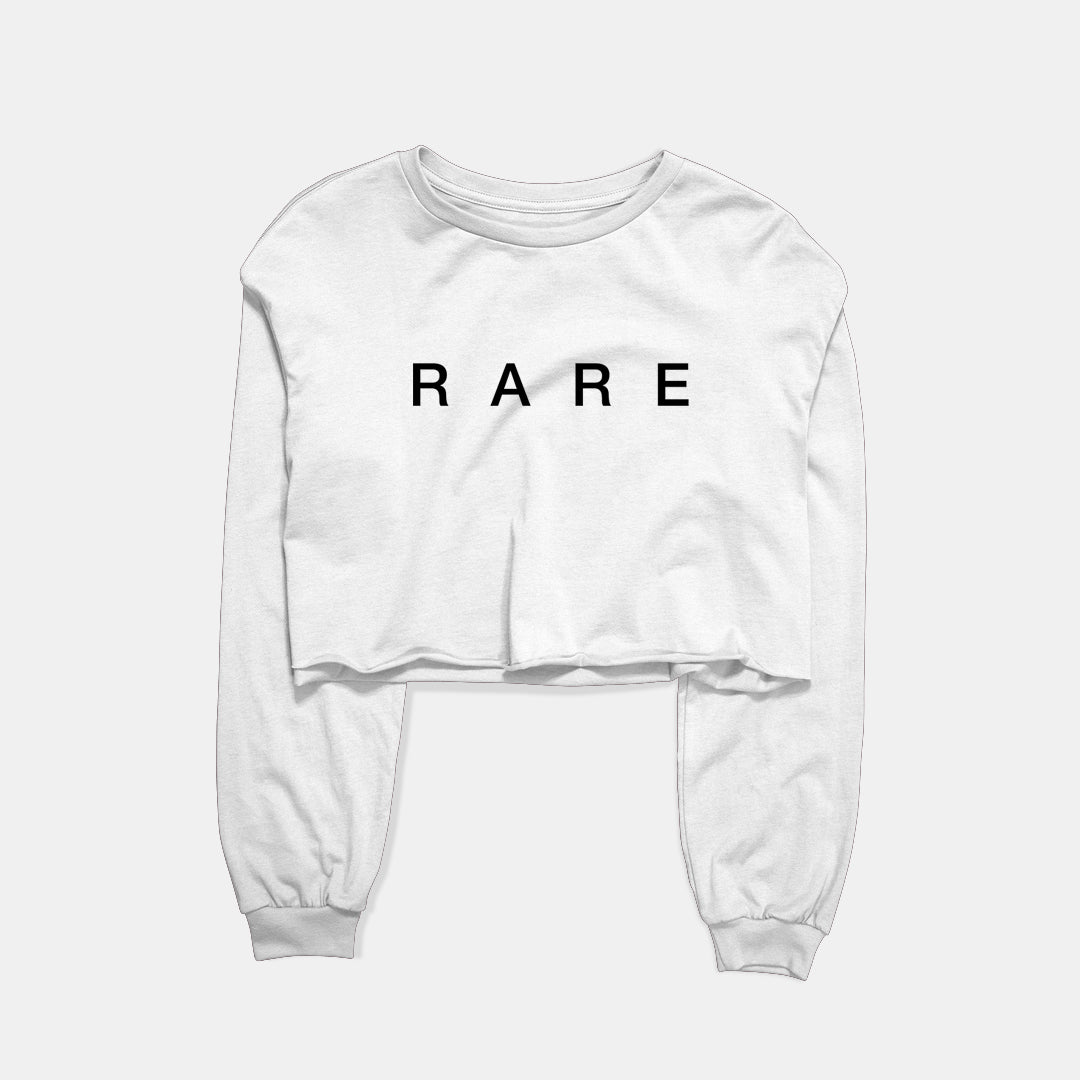Rare Graphic Cropped Sweatshirt