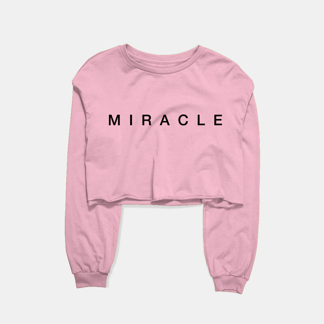 Miracle Graphic Cropped Sweatshirt