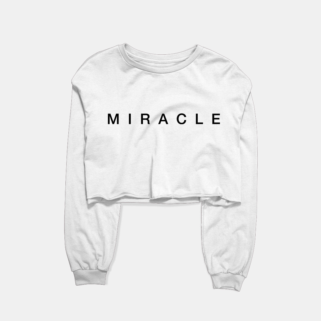 Miracle Graphic Cropped Sweatshirt