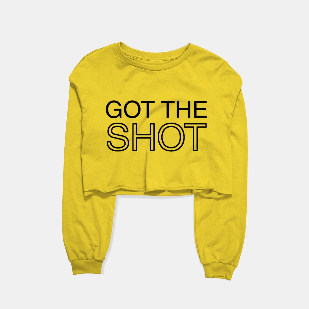 Got The Shot Graphic Cropped Sweatshirt