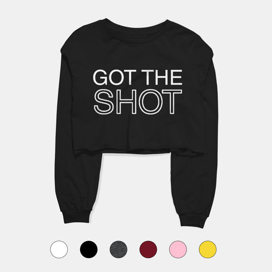 Got The Shot Graphic Cropped Sweatshirt