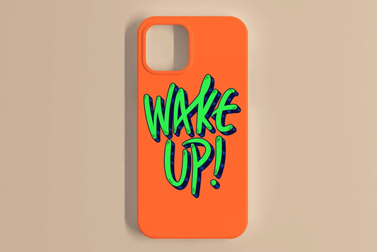Wake Up Mobile Cover