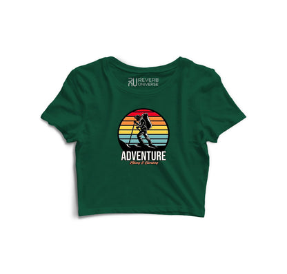 Adventure Graphic Crop Top