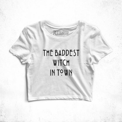 Baddest Witch Graphic Crop Top