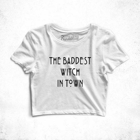 Baddest Witch Graphic Crop Top