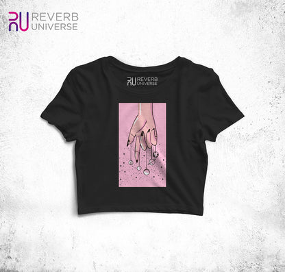 Magic Fingers Graphic Crop Top