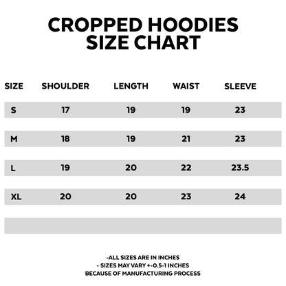 Grinding Oceans Graphic Cropped Hoodie