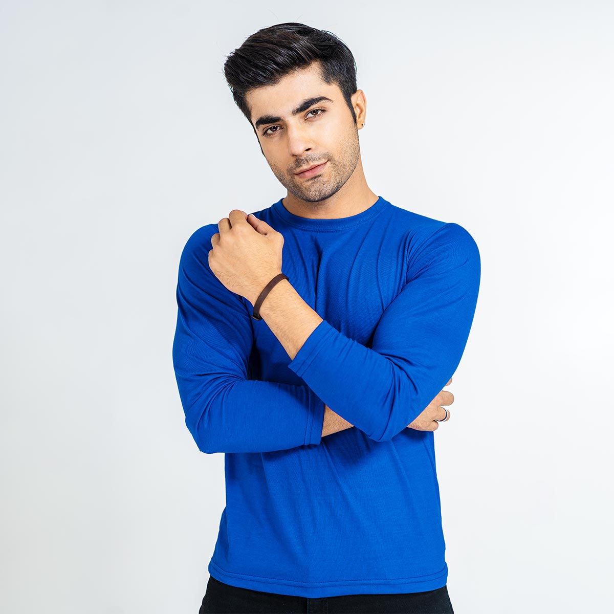 Basic Royal Blue Full Sleeve Tee