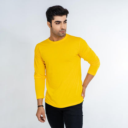 Basic Yellow Full Sleeve Tee