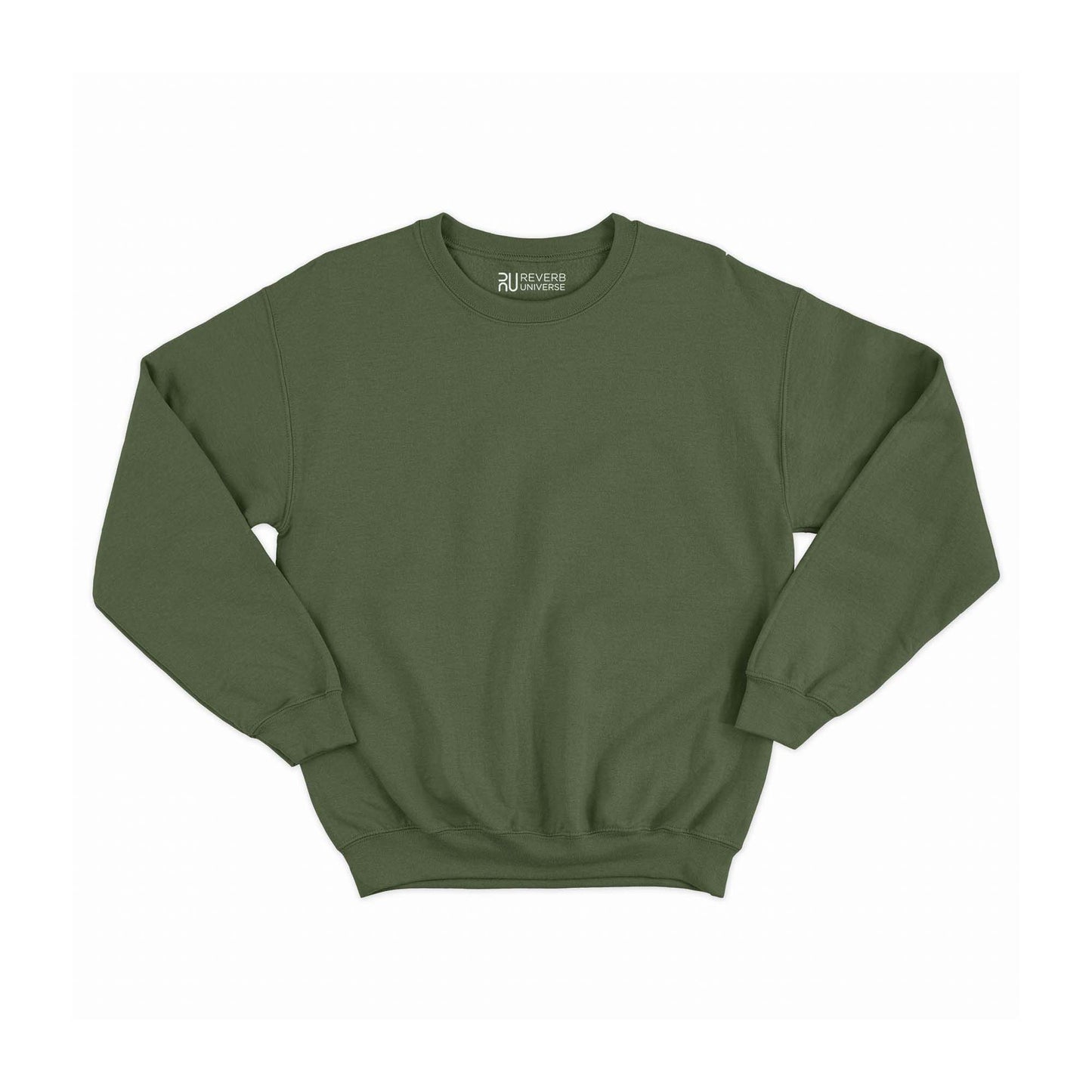 Women's Basic Olive Green Sweatshirt