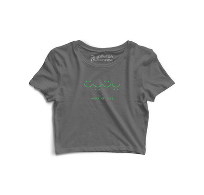 Waves Of Life Graphic Crop Top