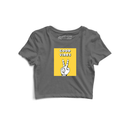 Good Vibes Graphic Crop Top