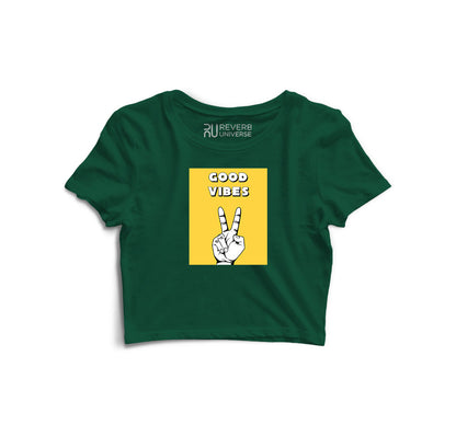 Good Vibes Graphic Crop Top