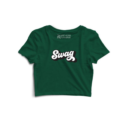 Swag Graphic Crop Top