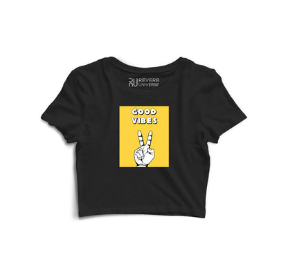 Good Vibes Graphic Crop Top