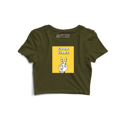 Good Vibes Graphic Crop Top