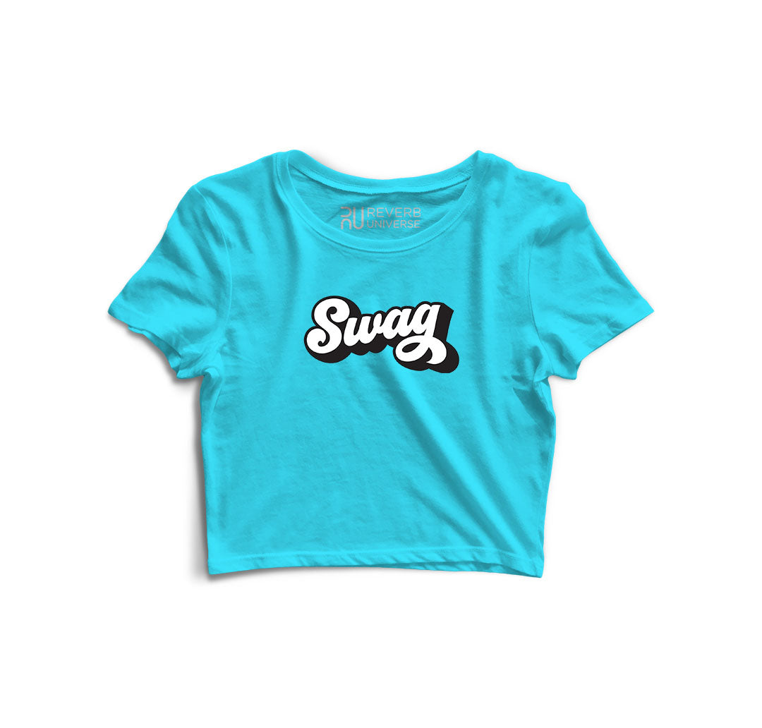 Swag Graphic Crop Top