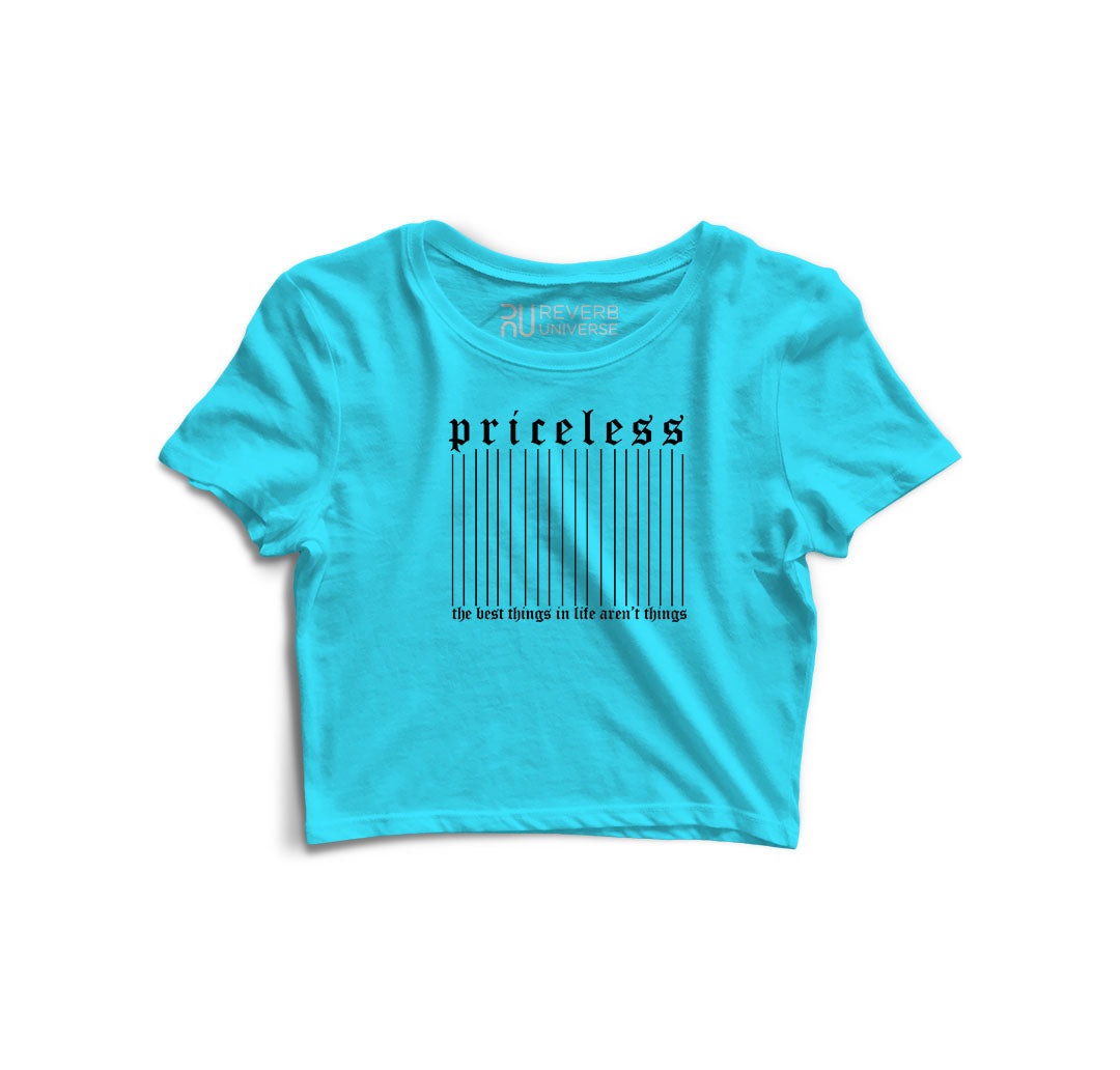 Priceless Graphic Crop Top