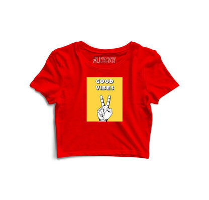 Good Vibes Graphic Crop Top