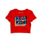 Hello Monday Graphic Crop Top