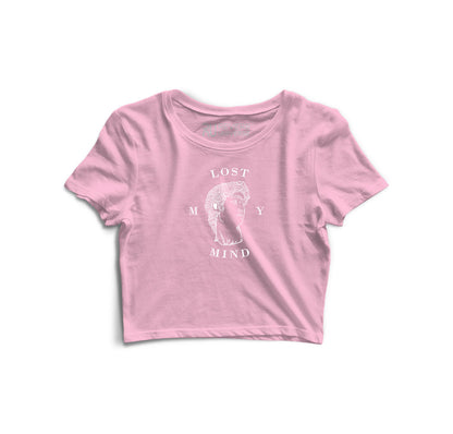 Lost My Mind -1 Graphic Crop Top