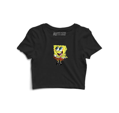 Spongebob Graphic Crop Top