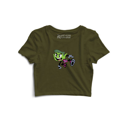 Beast Boy Graphic Crop Top