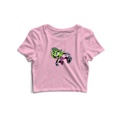 Beast Boy Graphic Crop Top