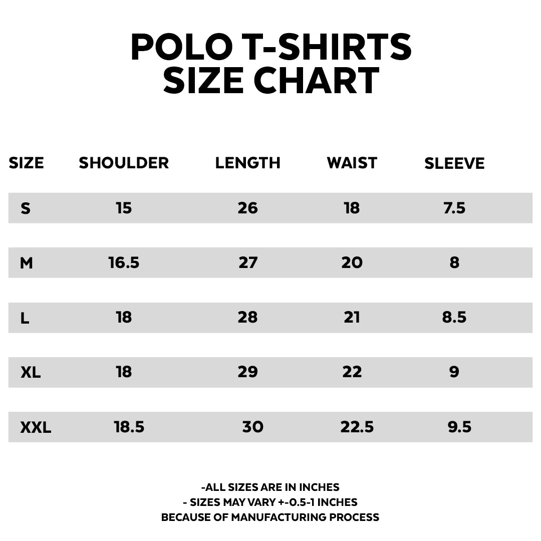 Black Unisex Polo Tshirt