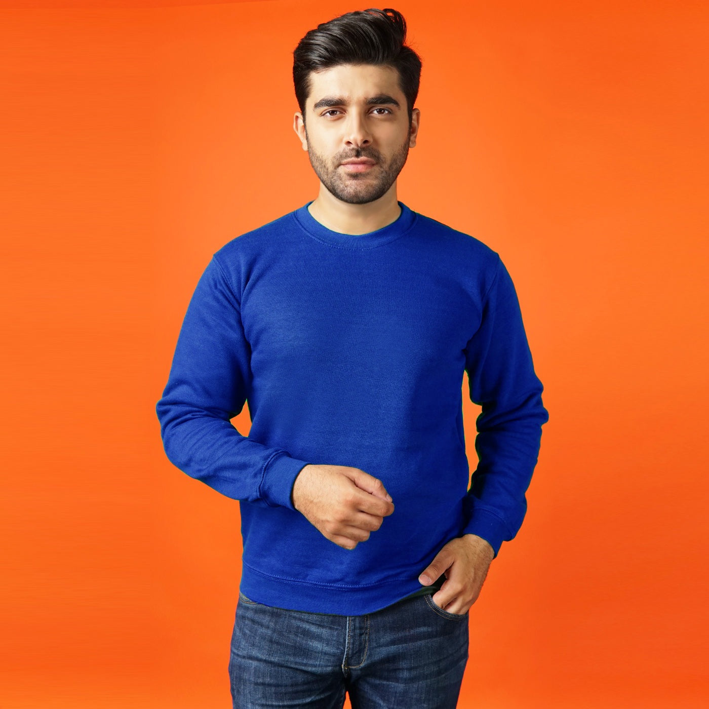 Basic Royal Blue Sweatshirt