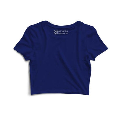 Basic Navy Blue Crop Top