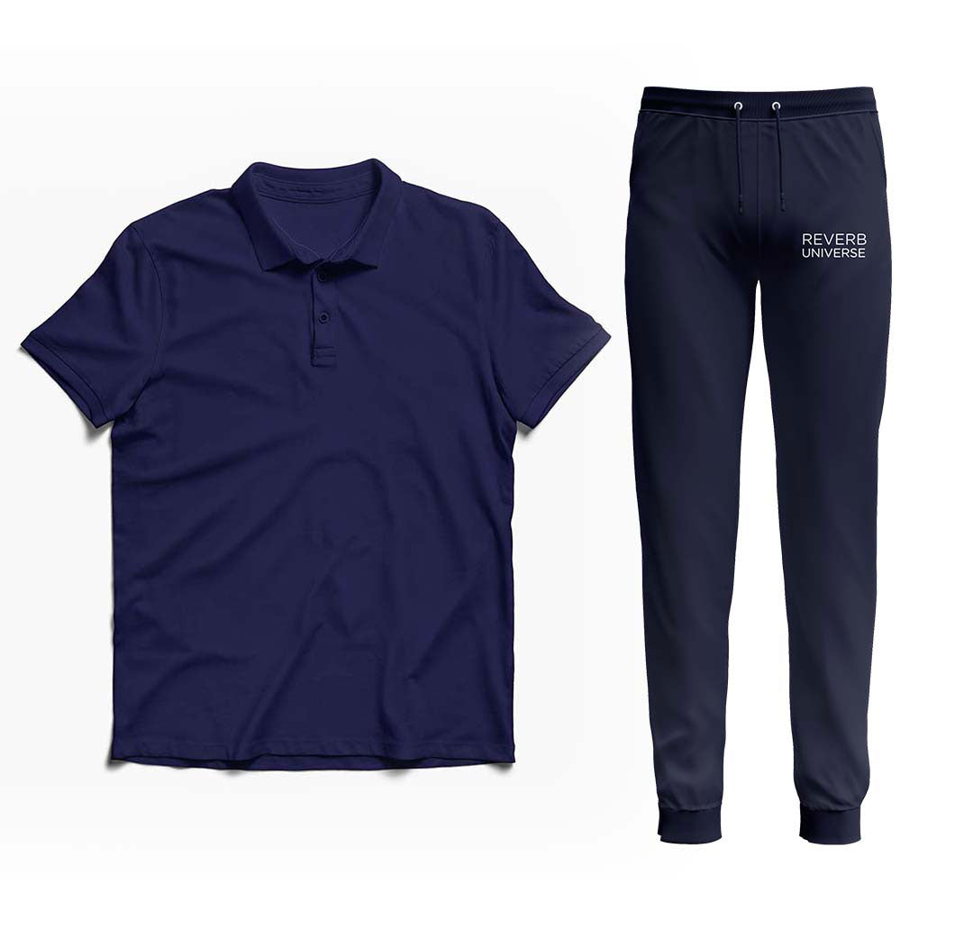 Navy Blue Polo Tracksuit