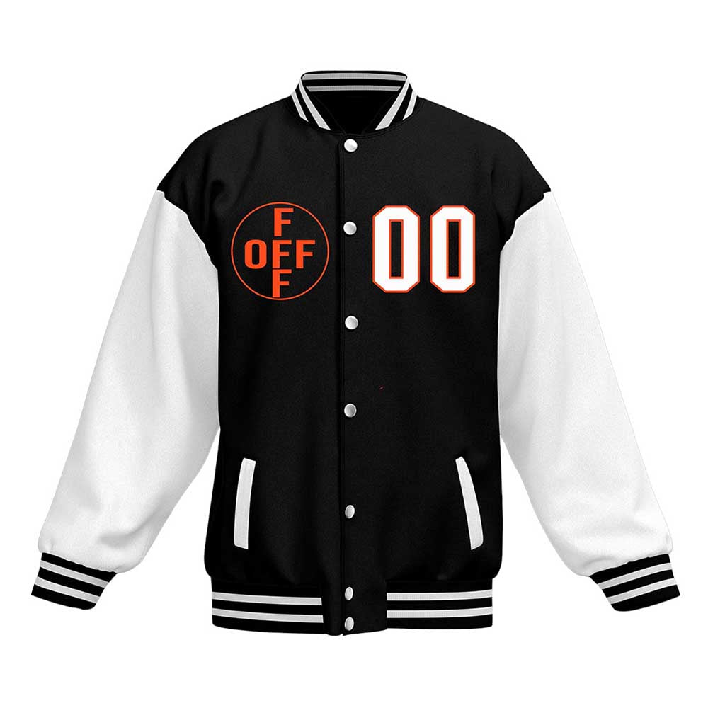 OFF 00 Letterman Varsity Jacket
