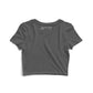 Basic Grey Crop Top