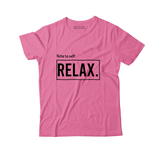 Note To Self Relax Graphic Tee