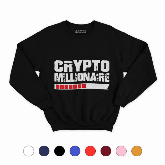 Crypto Millionaire Graphic Sweatshirt