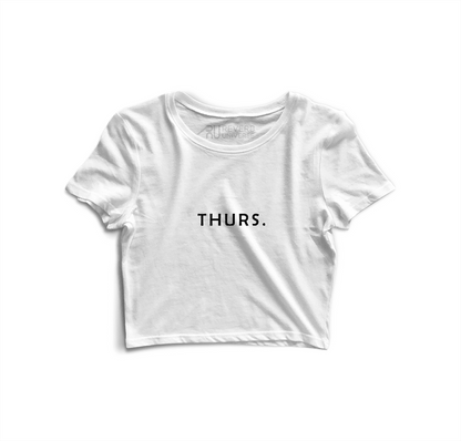 THURS Graphic Crop Top