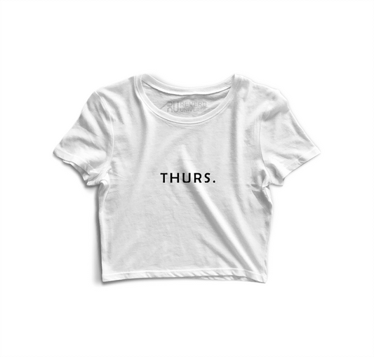 THURS Graphic Crop Top