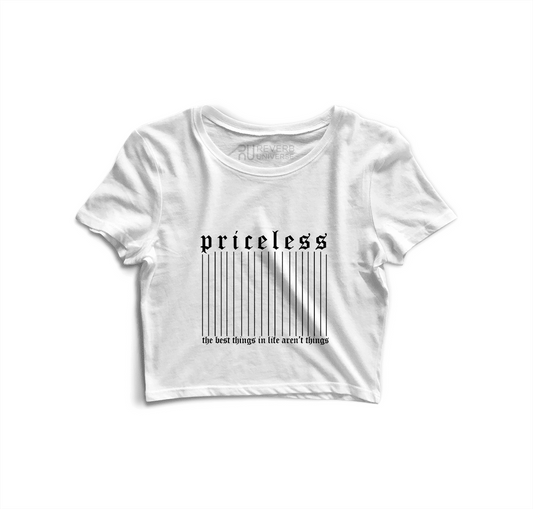 Priceless Graphic Crop Top