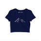 Mountains Graphic Crop Top