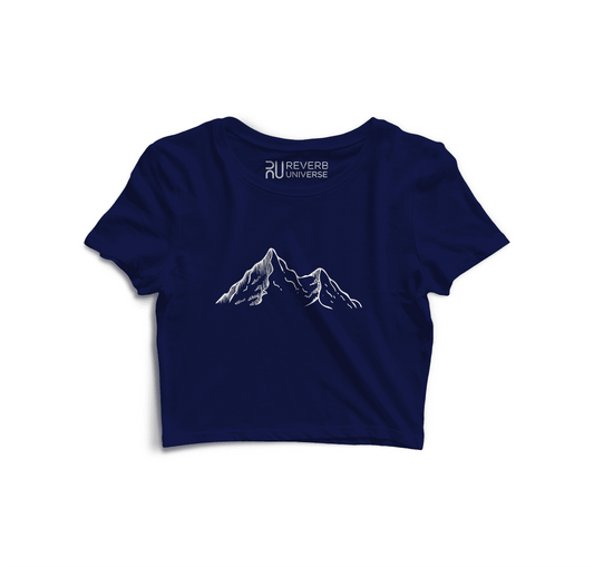 Mountains Graphic Crop Top