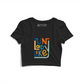 Letters Box Graphic Crop Top
